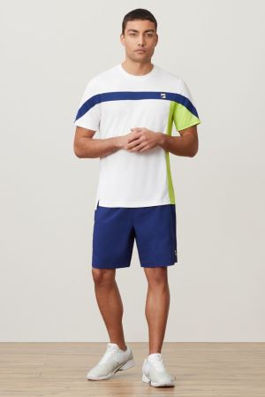 FILA Plr Crew Shirts White,Mens Tennis | CA.VMCOSX487